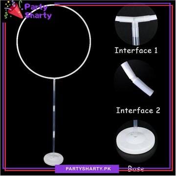 Round Ring Shaped Balloon Stand Baby Shower Wedding Decoration Ring Balloon Stand Reusable for any occasions Party Decorations